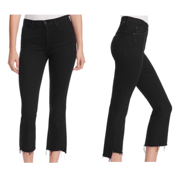 mother insider crop black